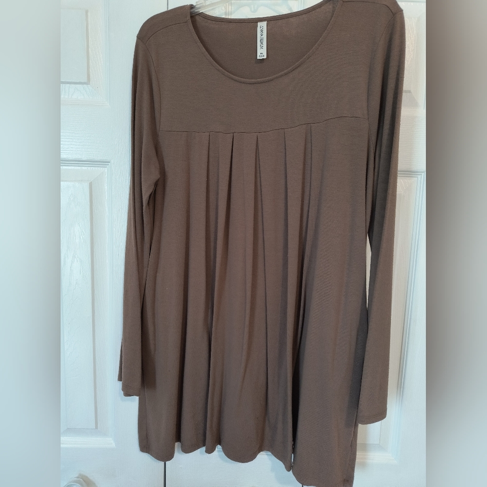 Women's Brown Tunic, size XL